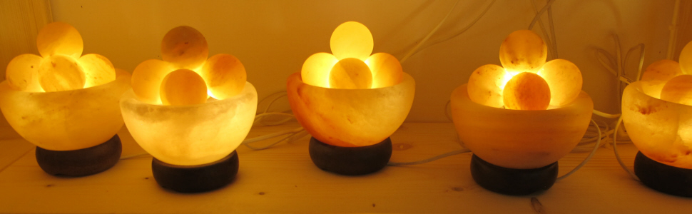 Salzkristall Lampen
