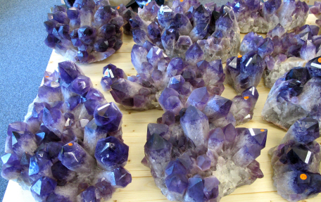 Grosse und Auserlesene Bolivien Amethyst Gruppe