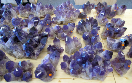 Grosse und Auserlesene Bolivien Amethyst Gruppe