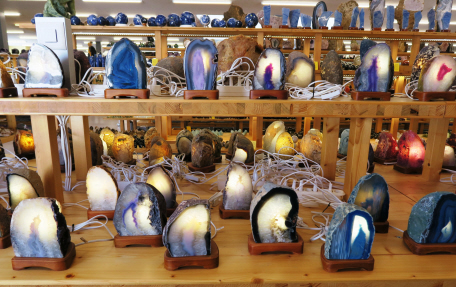 Achat Lampen - Steinlampen - Edelsteinlampen