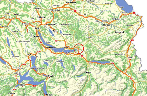 Haus der Edelsteine GmbH liegt im Kanton St. Gallen